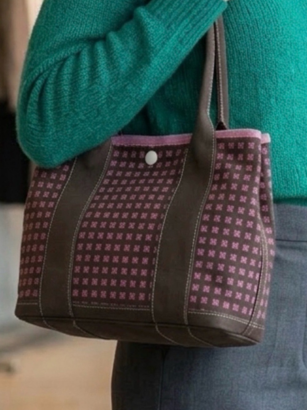 J. Crew Canvas Tote Bag